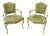 20th Century Louis XV Lacquered Armchairs, Set of 2 For Sale