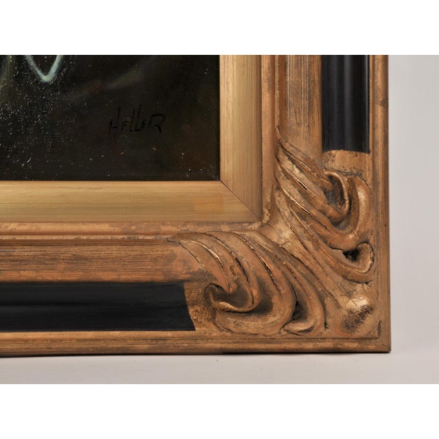 Early 20th Century Antique Oil Painting Signed Artist's Study of Cherokee Roses in a Glass For Sale - Image 5 of 18