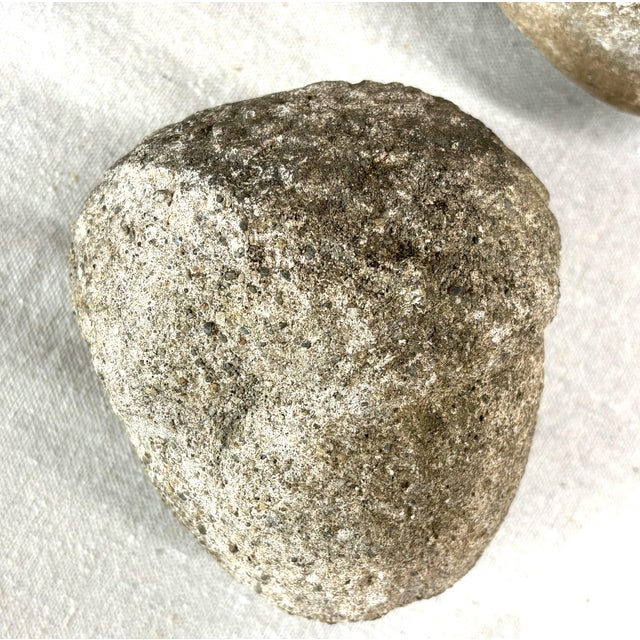 Mid 20th Century Mid 20th Century Set of Three Cast-Concrete Acorns Suitable for Landscape For Sale - Image 5 of 7