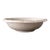 White Oversized Studio Pottery Bowl With Scalloped Rim and Crackle Glaze For Sale