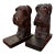 1960's Carved Wood Scottie Dog Bookends - A Pair For Sale