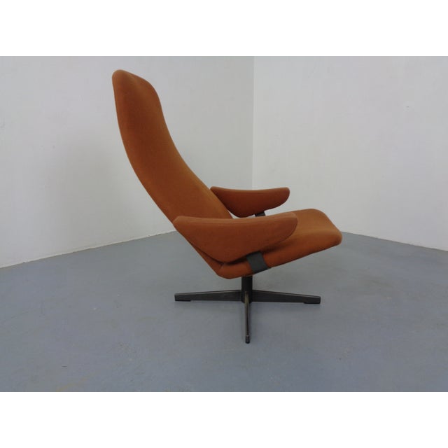 Mid-Century Modern Contourett Roto Swivel Chair by Alf Svensson for Dux, Sweden, 1960s For Sale - Image 3 of 14