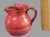 This beautiful Italian Milk pitcher, creamer is a perfect addition to your dinnerware collection. With a bright red glossy...