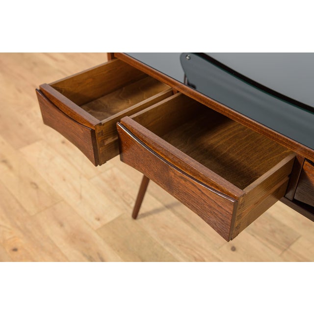 Mid-Century Modern Teak Dressing Table with Mirror by Arne Vodder for Ølholm Møbelfabrik, Denmark, 1960s For Sale - Image 10 of 13