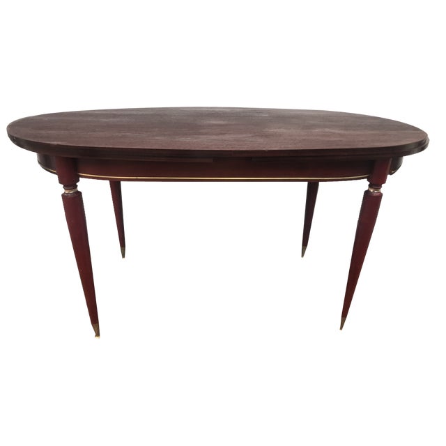 Oval Extendable Table, 1970s For Sale