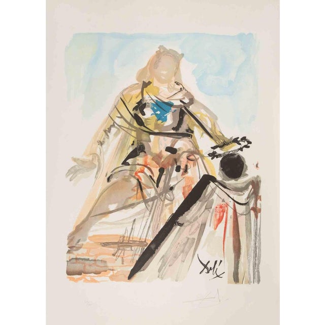 1970s Salvador Dalí, Pylades Loved Ermione, 1978, Woodcut For Sale - Image 5 of 5