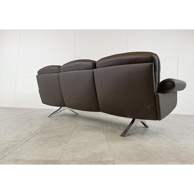 DS31 Sofa in Brown Leather from de Sede, 1970s For Sale - Image 9 of 12