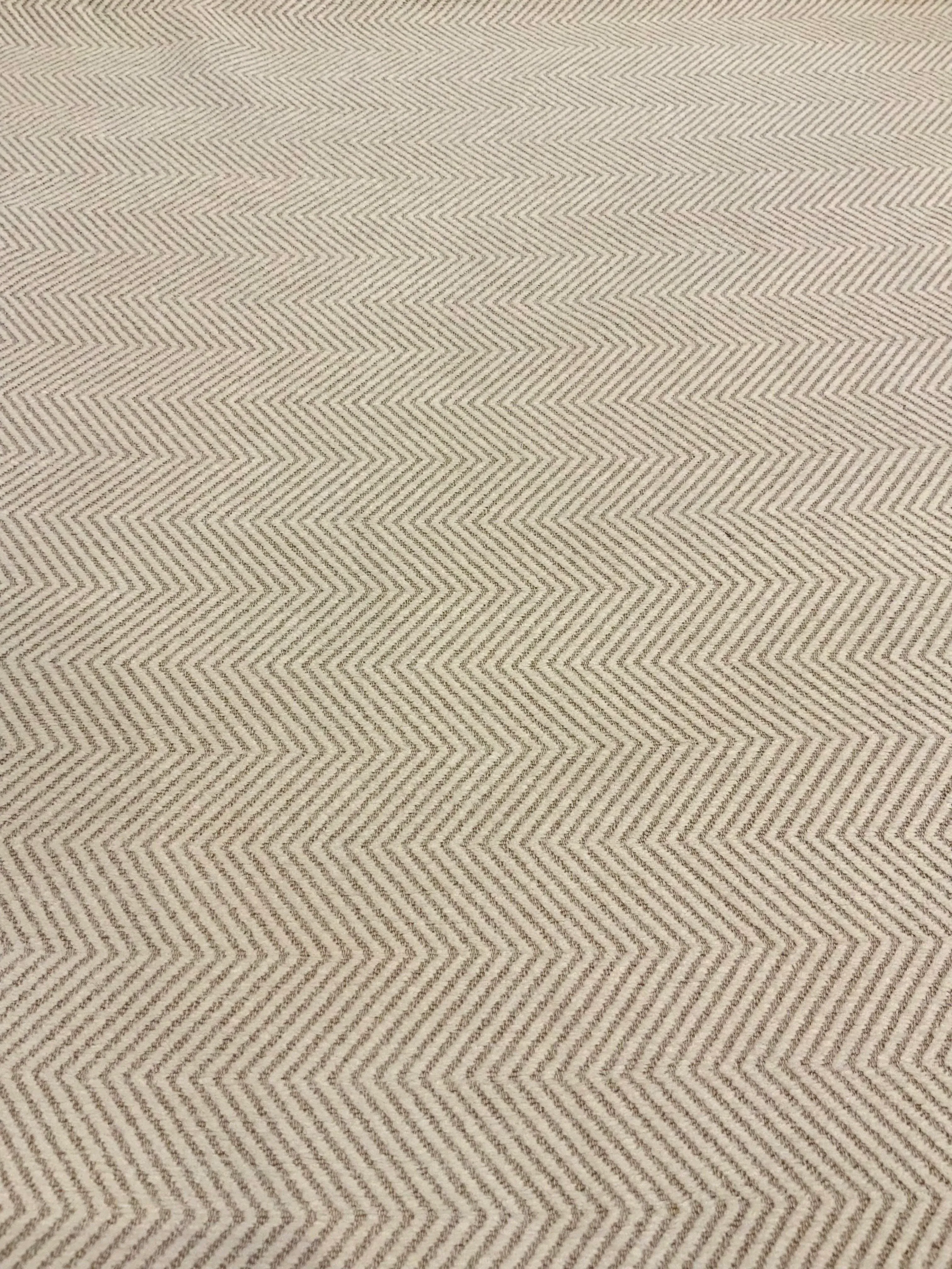 Kravet E20020 Velours De Versailles - Grey White Velvet Upholstery Drapery Fabric - 3-1/4 Yards