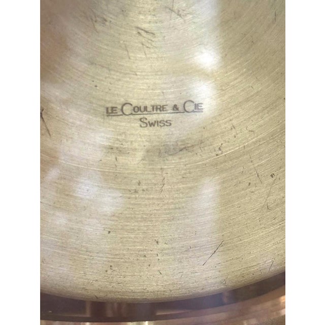 1968 Jaeger - LeCoultre Atmos Clock Caliber 528-8 | Swiss Mid-Century Brass & Glass For Sale - Image 10 of 10