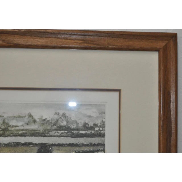 Don Magno "Brighton Canal" Aquatint Etching For Sale - Image 10 of 11