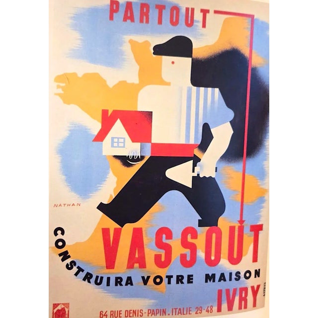 1992 French 1st Edition Art Book, "A Vendre: Affiches Immobilières", Jean-Marc Levet For Sale - Image 16 of 16