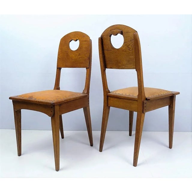 Set of Dining Chairs by Richard Riemerschmid for United Workshops Dresden Hellerau, 1903 For Sale - Image 3 of 12