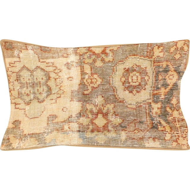 1920s Persian Mahal Pillow. Hand woven in the Mahal region of Iran. Fiber fill. 523156