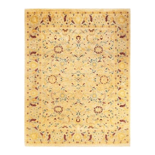 Mogul, One-of-a-Kind Hand-Knotted Area Rug in Ivory, 8' 0" x 10' 4" For Sale