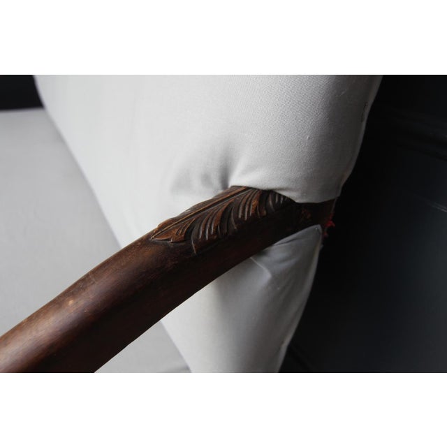 Antique German Carved Walnut Sofa For Sale - Image 11 of 18