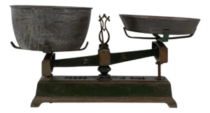 19th Century French Iron & Metal Scale