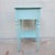 1950s 1950s Vintage Nightstand Painted Pale Blue For Sale - Image 5 of 12
