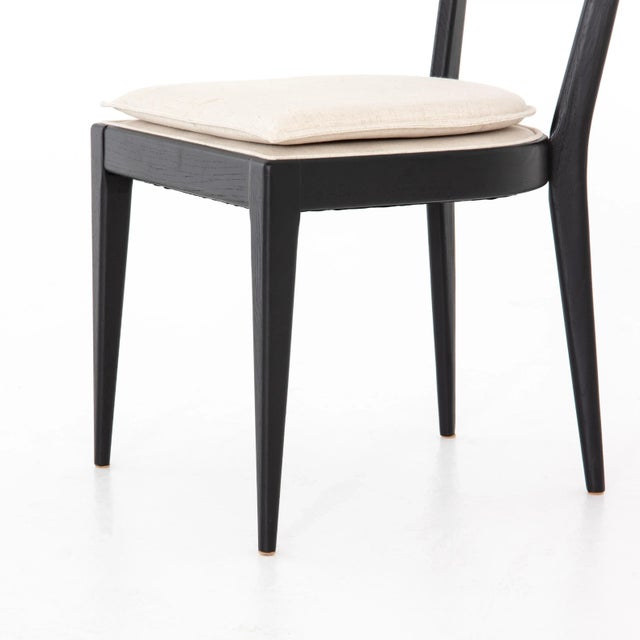 Ebony Four Hands Britt Dining Chair, Brushed Ebony For Sale - Image 8 of 12