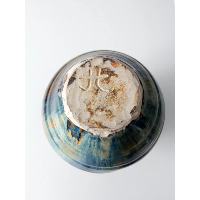 Vintage Studio Pottery Vase For Sale - Image 11 of 12