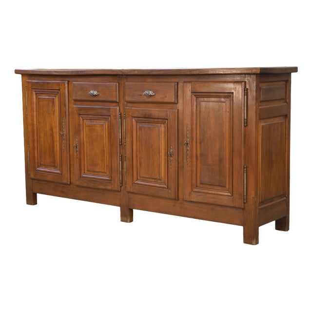 Country-Style Oak Sideboard, 1950s For Sale