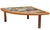 A signed Sallingboe Jelling Danish Modern mosaic tile cocktail table handcrafted in Denmark during the 1970s. This...