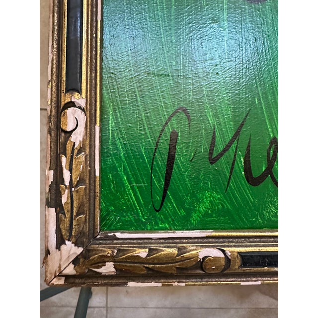 Original Peter Keil Abstract Portrait Painting Framed For Sale - Image 6 of 6