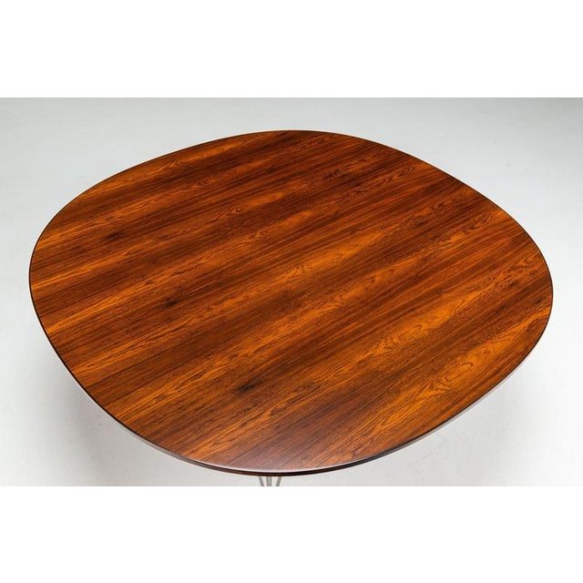 Superellipse Coffee Table by Piet Hein & Bruno Mathsson for Fritz Hansen, Denmark, 1968 For Sale - Image 9 of 15