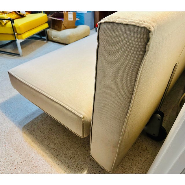 Gianfranco Frattini for Tacchini Slipcover Sleeper Sofa For Sale - Image 9 of 10