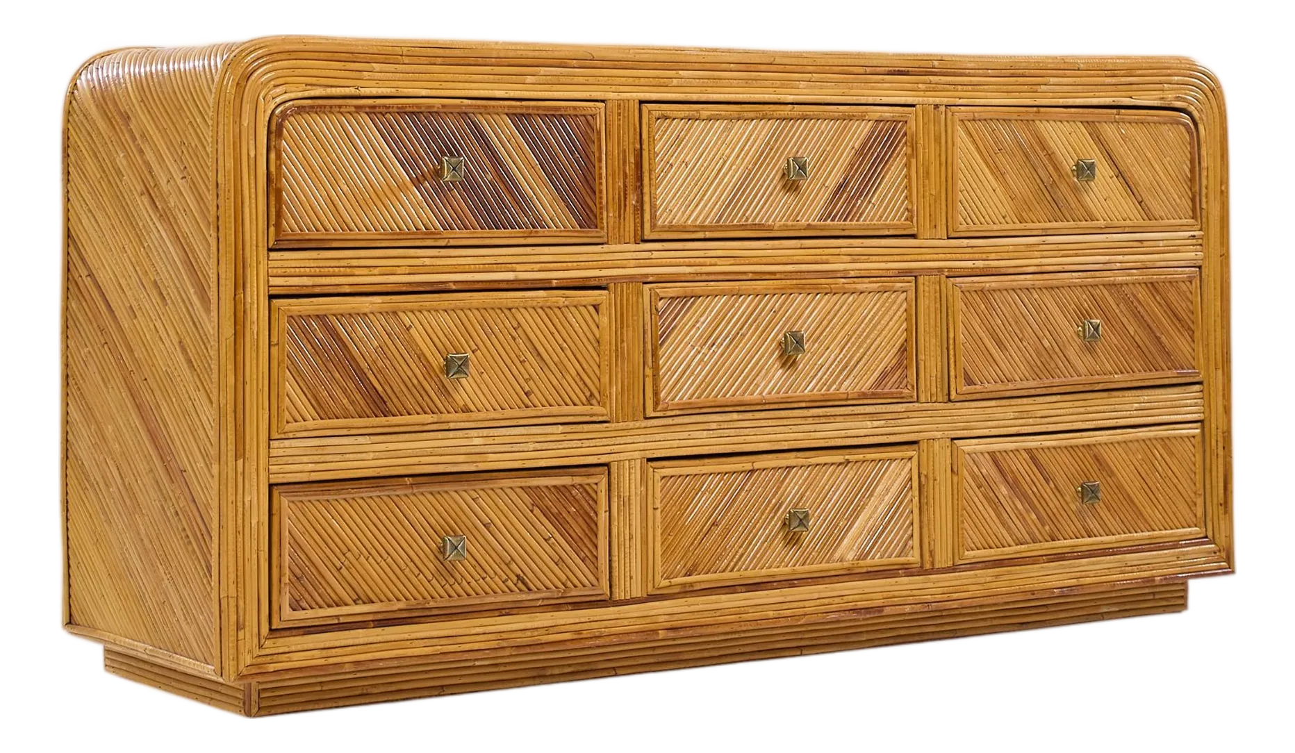 Vintage Bamboo Dressers and Chests of Drawers | Chairish