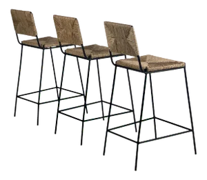 Campagne' Counter Height Stools by Design Frères - Set of 3