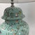 Late 20th Century Jade Green Ceramic Table Lamp With Butterflies + Birds For Sale - Image 12 of 12