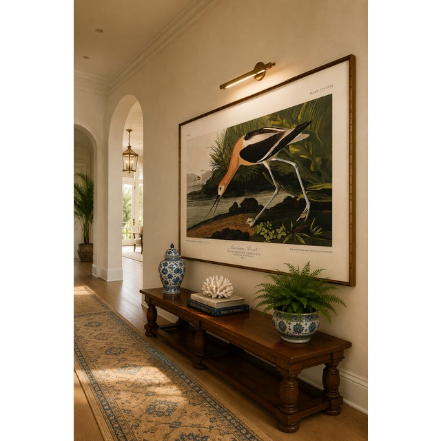 American Avocet, Museum Style Audubon Bird Print, 48" X 32" For Sale - Image 9 of 12