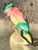 Vintage Regency Glazed Ceramic Parrot For Sale - Image 4 of 7