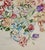 A large floral still life watercolor and pencil on paper by Wefe Deliss, signed and dated 1989. This original work depicts...