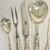 1920s 1920s Antique English Hollywood Regency Mother of Pearl Sterling Silver Serving Utensils - Set of 6 For Sale - Image 5 of 10