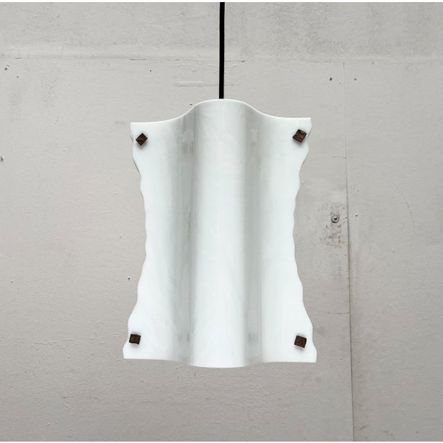 Vintage Postmodern Italian Murano Glass Pendant Lamp, 1970s For Sale - Image 11 of 18