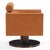 Contemporary Suede Pedestal Cube Chair For Sale - Image 3 of 8