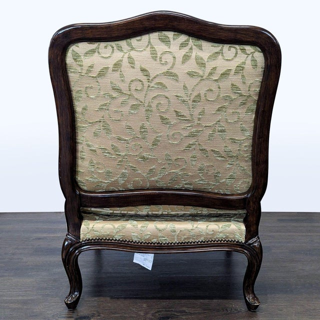 2000 - 2009 Louis XV Style Upholstered Bergère Lounge Chair For Sale - Image 5 of 15