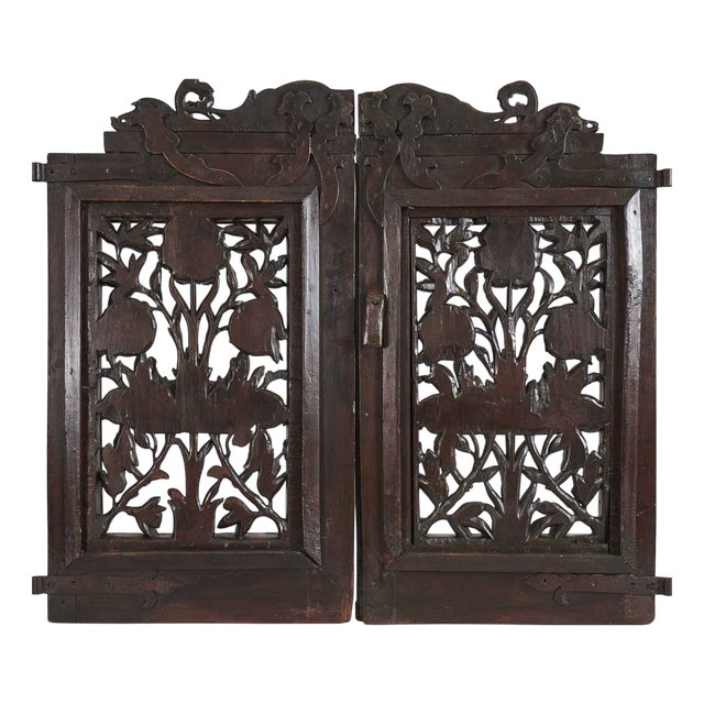 Carved Wooden Gate by Bottega Lombarda, 18th Century For Sale