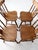 Brown Vintage Dearborn Co Farmhouse Dining Chairs Set of 4 For Sale - Image 8 of 18