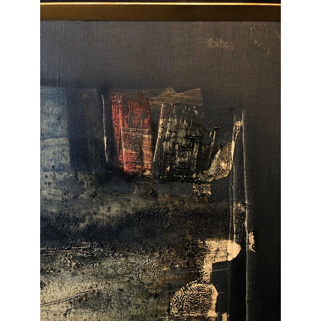 Ivan Freitas, Brazilian Modernist Abstract Oil Painting Latin American Expressionist Concreta, c.1960 For Sale - Image 15 of 15