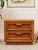 Pair of Boho Two Drawer Oak Nightstands For Sale In Los Angeles - Image 6 of 12