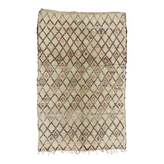 Vintage Moroccan Beni Ourain Moroccan Rug, 06'01 X 09'03 For Sale