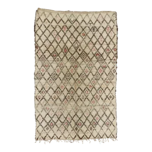 Vintage Moroccan Beni Ourain Moroccan Rug, 06'01 X 09'03