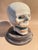 Pink Vintage Hand Painted Skull Light Up Lamp Halloween Decor For Sale - Image 8 of 11