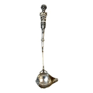 Monumental George Sharp for J.E. Caldwell & Co. Classical Coin Silver Ladle For Sale