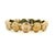 An antique late Victorian bracelet dating to circa 1900, crafted in warm 14-karat rose gold with alternating fleur-de-lis...