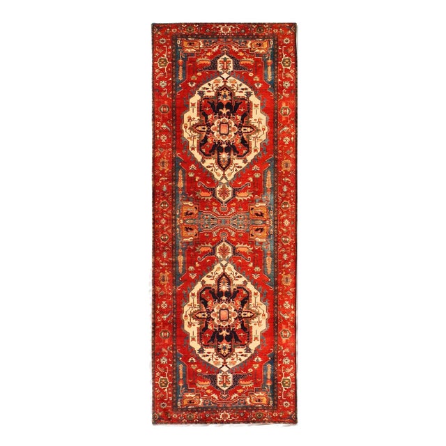 1970s Heriz Design Velvet Tablecloth For Sale - Image 4 of 4