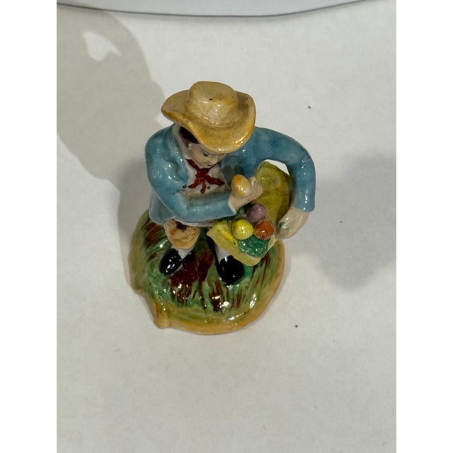 Mid 19th Century Vintage Fruit Seller Staffordshire Figurine For Sale In Boston - Image 6 of 6