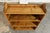 Early 20th Century Antique Rustic Pine Open Bookcase With Plank Back For Sale - Image 5 of 10